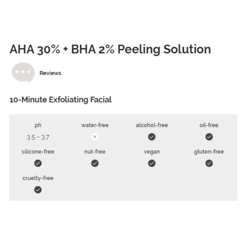 (Bill USA) The Ordinary AHA 30% + BHA 2% Peeling Solution cho da lỗ chân lông to, nhiều mụn và không đều màu