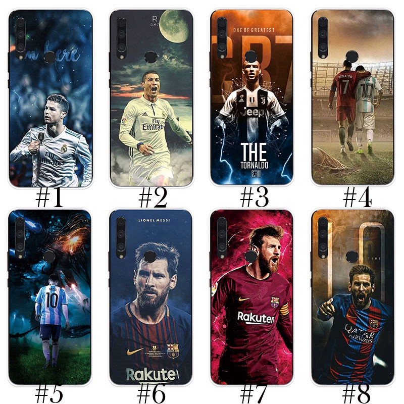 Ốp lưng TPU mềm Huawei Honor 9X / Honor 9X Premium / Honor 9X Pro C.Ronaldo Messi Hoa văn