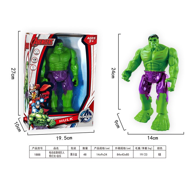 Đồ chơi mô hình hulk chạy pin
