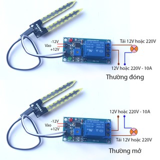 Module mạch công tắc cảm biến độ ẩm của đất W1201