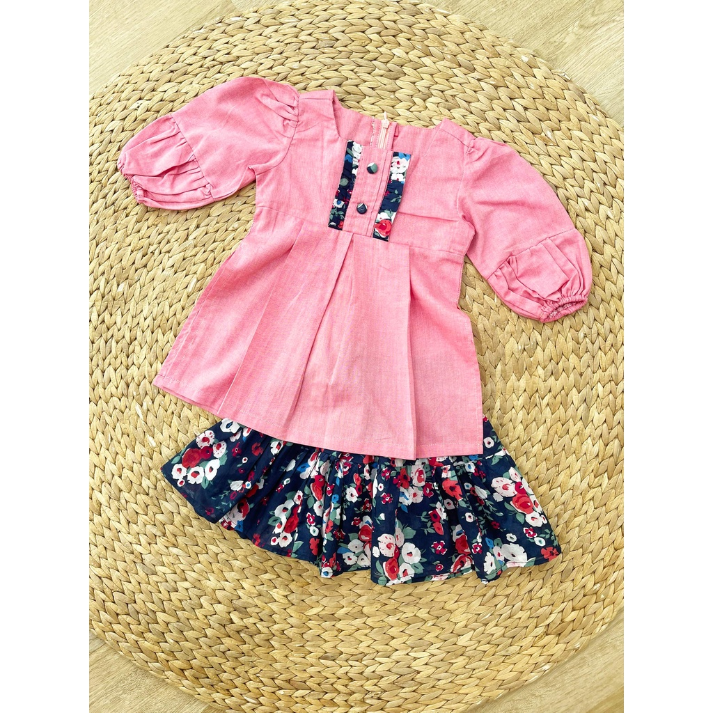 Set Áo dài cách tân bé gái Festival Sora Chan Tay Dài 9kg-46kg SoraChan-M161,M162,M163