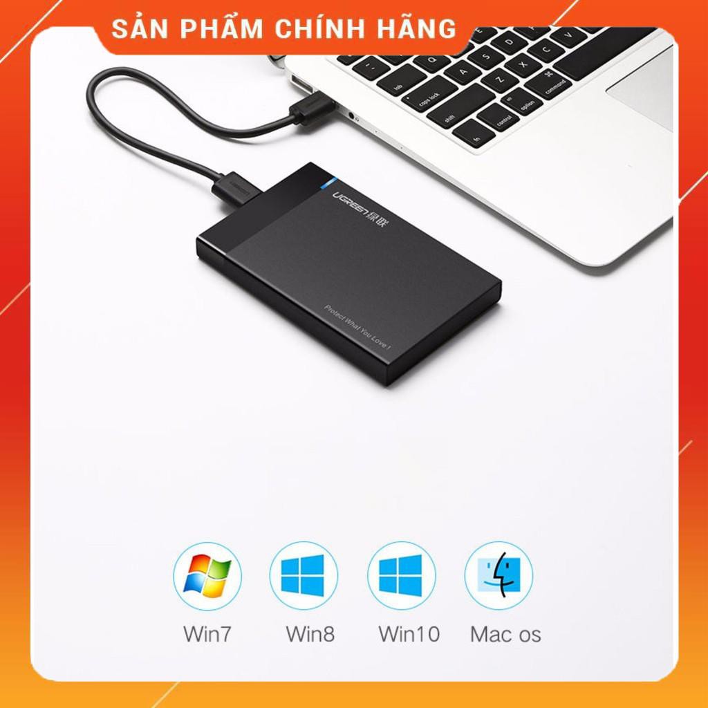 Vỏ hộp đựng ổ cứng SATA 2.0/3.0 2.5&quot; và SSD vỏ nhựa ABS cao cấp dailyphukien