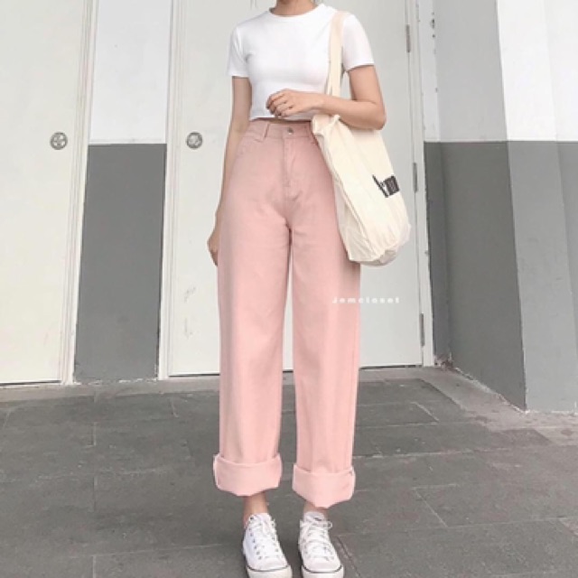 [ Mã FAGREEN55 giảm 10% tối đa 30K đơn 99K] Quần kaki ống suông oto lưng cao, hình thật ảnh sàn | BigBuy360 - bigbuy360.vn