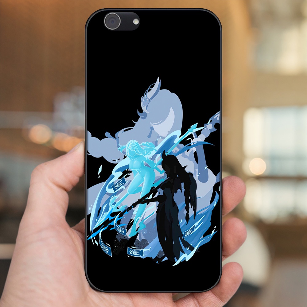 Ốp lưng Vivo Y53, Y69, Y71, Y81, Y83 viền đen in hình Shenhe Genshin Impact