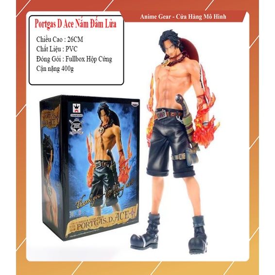 Mô hình Portgas D Ace tay đấm lửa Hỏa quyền ACE Mô Hình One Piece Giá Rẻ
