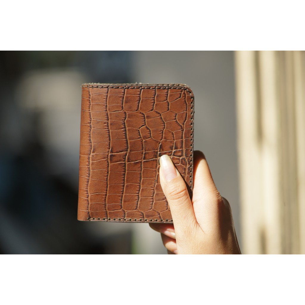 Ví nam nữ RAM Leather da bò cao cấp vân cá sấu