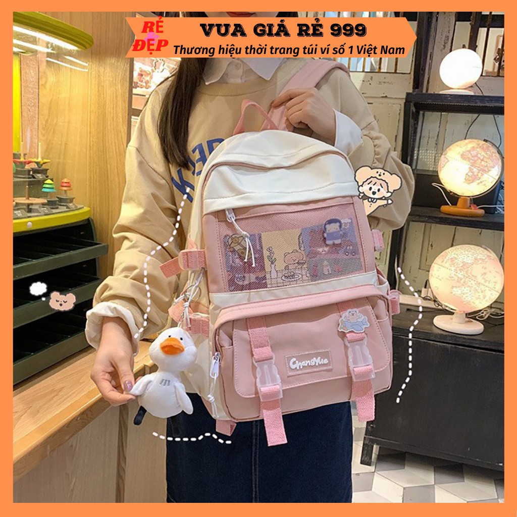 Balo nữ đẹp du lịch thời trang hàn cá tính cute giá rẻ BL90 (Không móc treo)