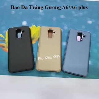 Samsung A6/ A6 plus|| Bao Da Clear View Standing Samsung A6/A6 plus - Pk NQV