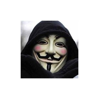 Mặt nạ hacker vàng hóa trang , cosplay AA