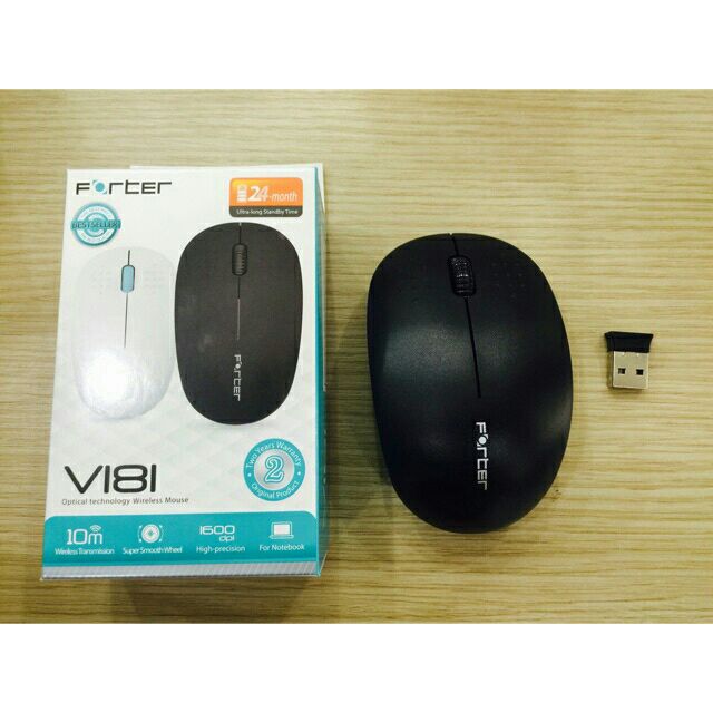 Chuột không dây FORTER V181 ( màu đen )