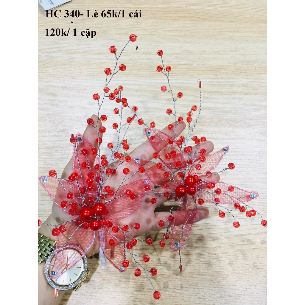 Trâm cài tóc thời trang sang trọng cho cô dâu