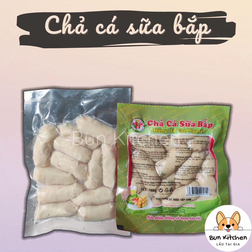 Chả cá sữa bắp - Viên chiên xiên que, viên thả lẩu Việt