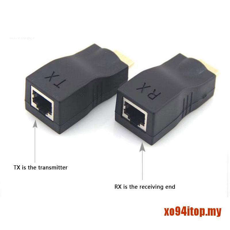 Cáp Chuyển Đổi 4k 3d Mi 1.4 30m Sang Rj45 Over Cat 5e / 6 Network Lan Ethernet Ad | BigBuy360 - bigbuy360.vn