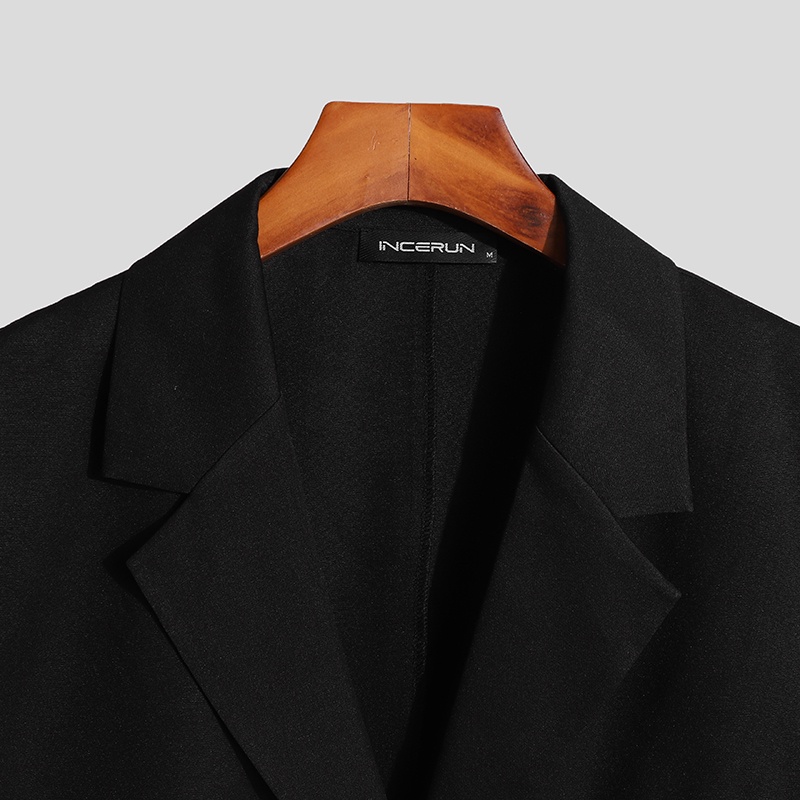 Áo Choàng Blazer Phối Tua Rua Phong Cách Punk Cổ Điển Cho Nam