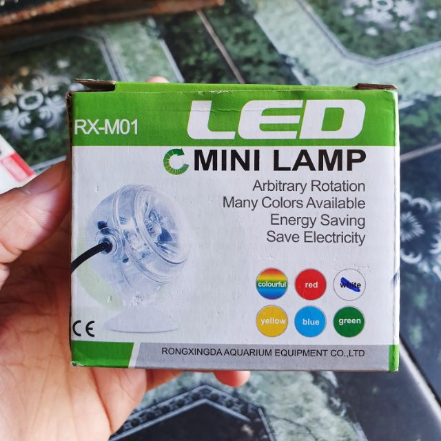ĐÈN LED ĐỎ THẢ TRONG HOẶC NGOÀI HỒ CÁ MINI LAMP