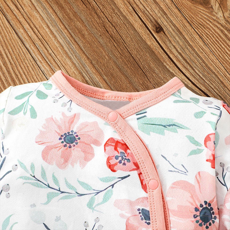 Body bé trai bé gái bộ đồ sơ sinh từ 0 đến 24 tháng bodysuit liền thân cotton mùa hè dài tay quần áo cho bé trẻ em