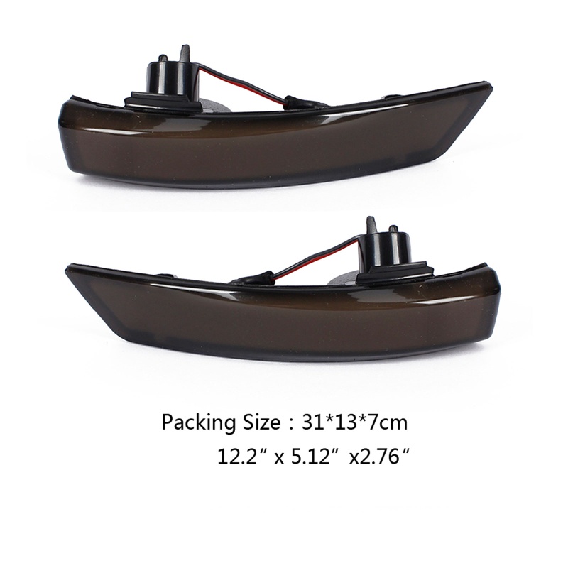 Đèn LED Xi Nhan Gắn Gương Chiếu Hậu Cho Xe Ford Focus Mondeo MK4 2x