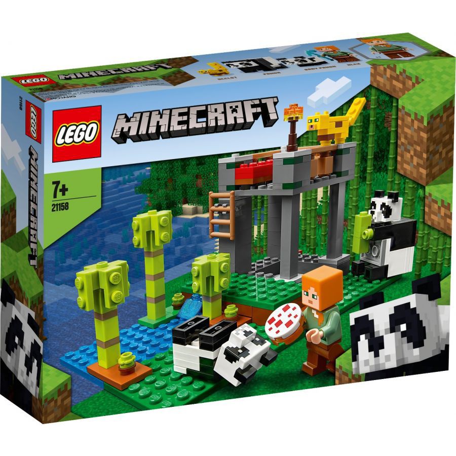 Đồ chơi LEGO MINECRAFT CHÍNH HÃNG - Vườn Gấu Trúc - SIKU 21158 - Lắp ráp -  xếp hình