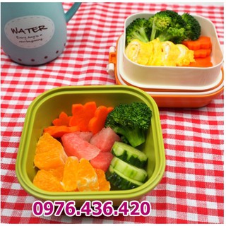 Hộp đựng cơm cho bé 2 ngăn tiện dụng