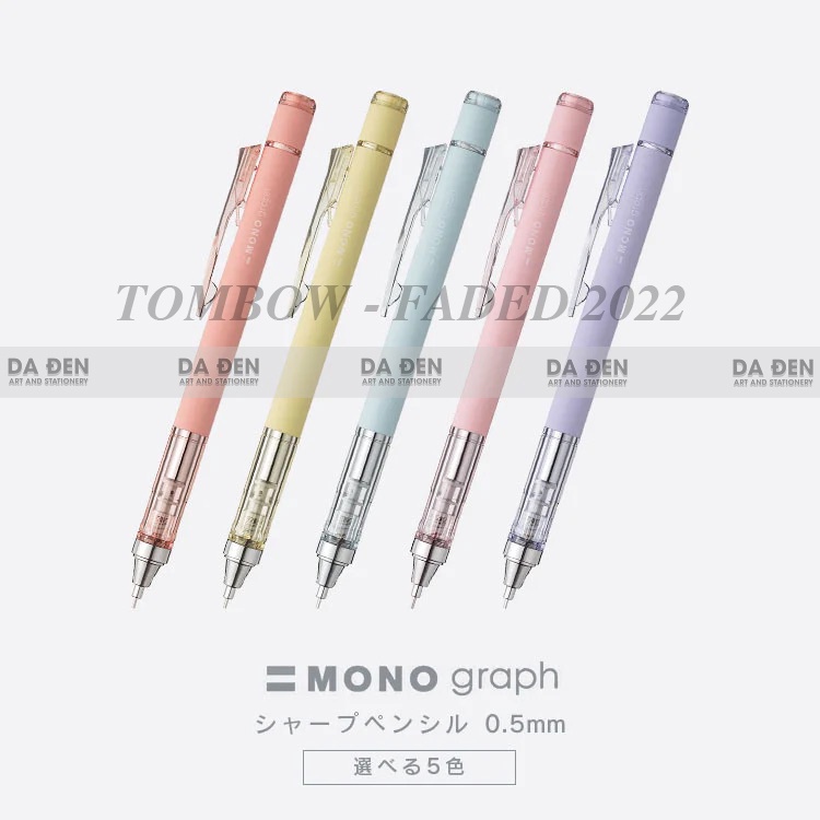 [DA ĐEN - QUẬN 3] Bút Chì Tombow Mono Graph Faded 2022 (Phiên Bản Giới Hạn)