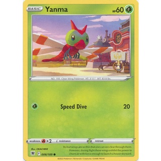 Thẻ bài pokemon yanma - 006/189 - common
