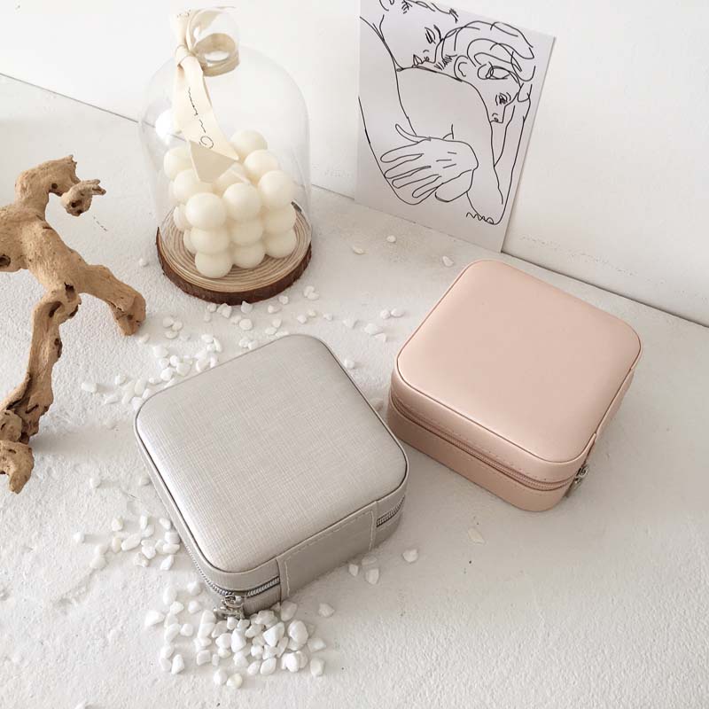 Hộp đựng trang sức phong cách Hàn Quốc đơn giản tinh tế 19398