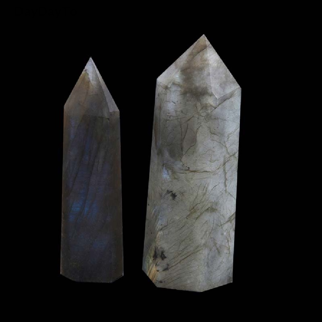 Daydoyto Đá Thạch Anh Labradorite Tự Nhiên Đầu Lục Giác