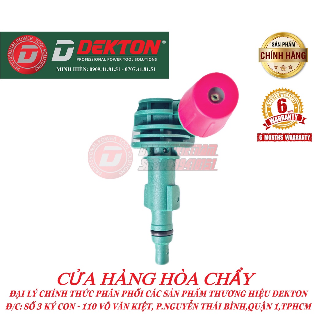 Bét Xoay 360 độ - Dùng Cho Máy Xịt Pin Dekton SRX775 - Chân Gài Chữ T - Thích Hợp Cho Thợ Rửa Điều Hòa