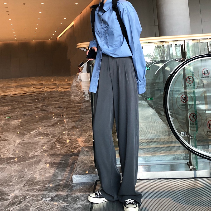 Quần Dài Ống Rộng Thời Trang Mùa Hè Dễ Phối Đồ Cho Nữ