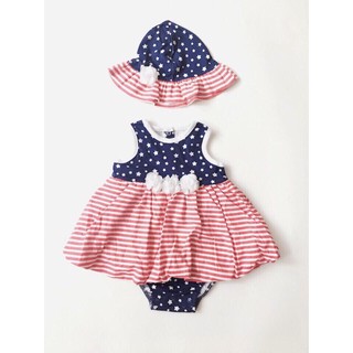 Set body Little me kèm mũ