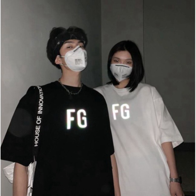 ÁO THUN, ÁO PHÔNG TAY LỠ UNISEX FORM RỘNG OVERSIZE FG PHẢN QUANG M59 KL SHOP HP SHOP HTSHOP