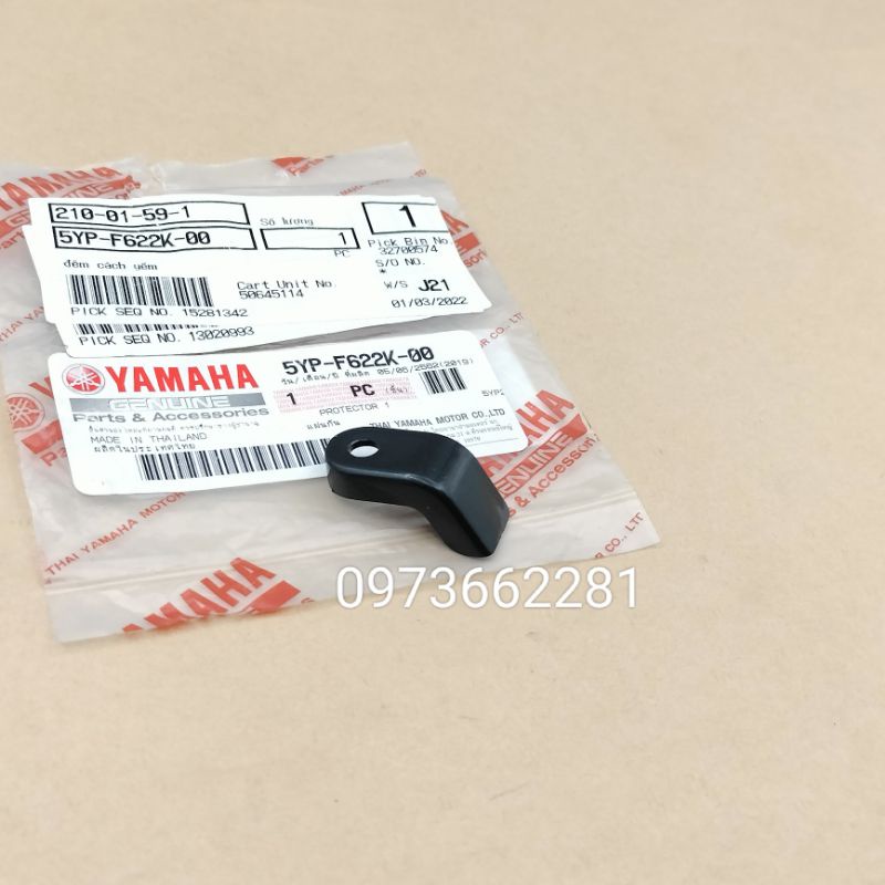 Đệm cách yếm, bắt kẹp nhựa vỏ đầu xe EXCITER 2006-2010