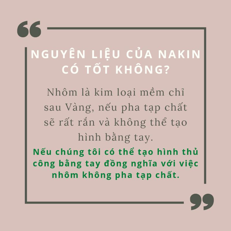Muôi canh bằng nhôm Nakin bền bỉ, sáng bóng