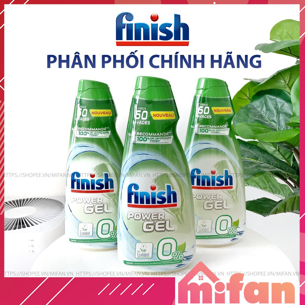 Gel rửa chén Finish 900ml