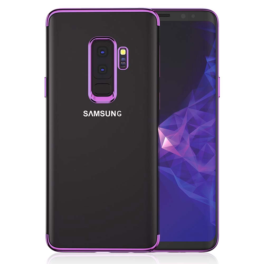 Ốp điện thoại silicon TPU mềm mạ trong suốt siêu mỏng cho Samsung Galaxy S10 S9 S8 Plus S7 S7edge S20FE S10e