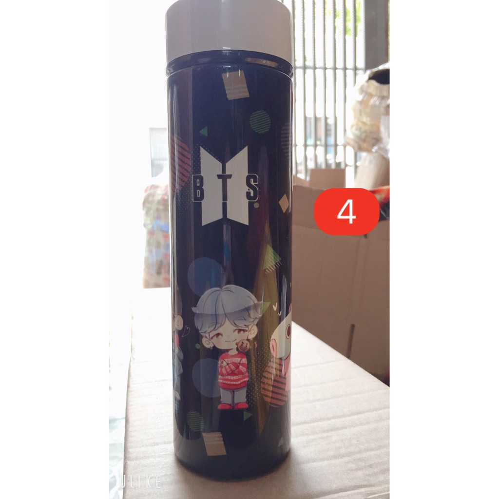 Bình giữ nhiệt inox Bangtan Cooky Tata Chimmy Shooky Koya Rj Mang