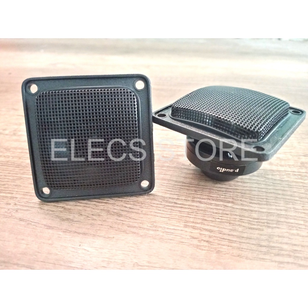Bộ Loa Treble  P.Audio M1 Cho Xe Hơi, Ô Tô - Loa Tép Thạch Anh Kèm Tụ Cản