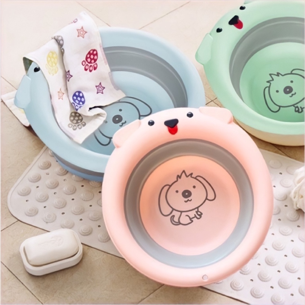 Chậu rửa mặt gấp gọn siêu tiện lợi cho bé GB- Baby Chính Hãng.