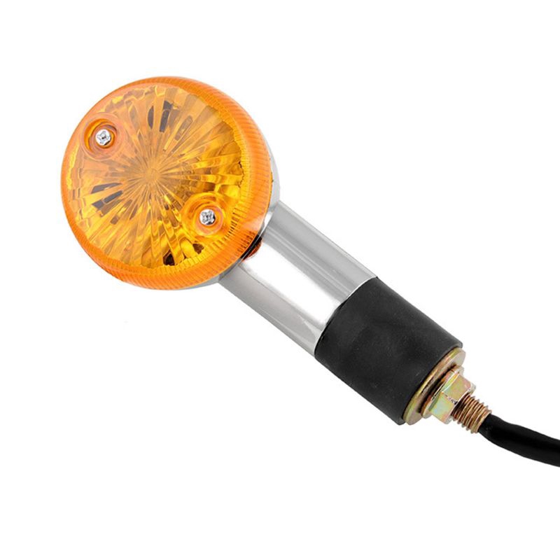✿CRE Bullet Motorcycle Front Rear Turn Signal Light Indicators Blinkers Amber