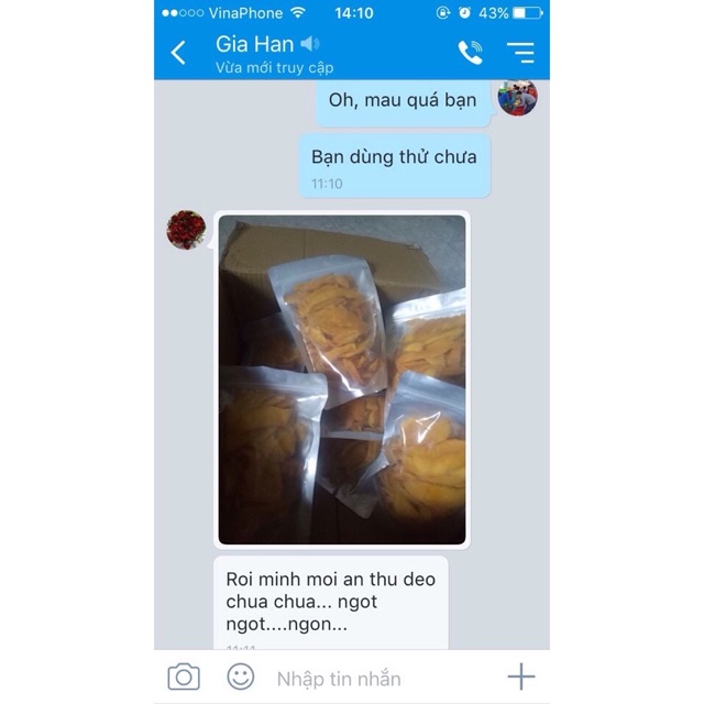 0.5KG XOÀI SẤY DẺO NHA TRANG CHUA NGỌT LOẠI NGON