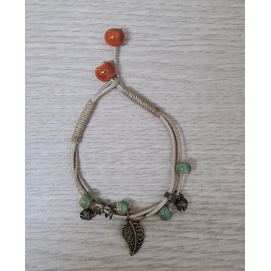 Vòng đeo tay hạt gốm hoa cúc cực xinh | BigBuy360 - bigbuy360.vn