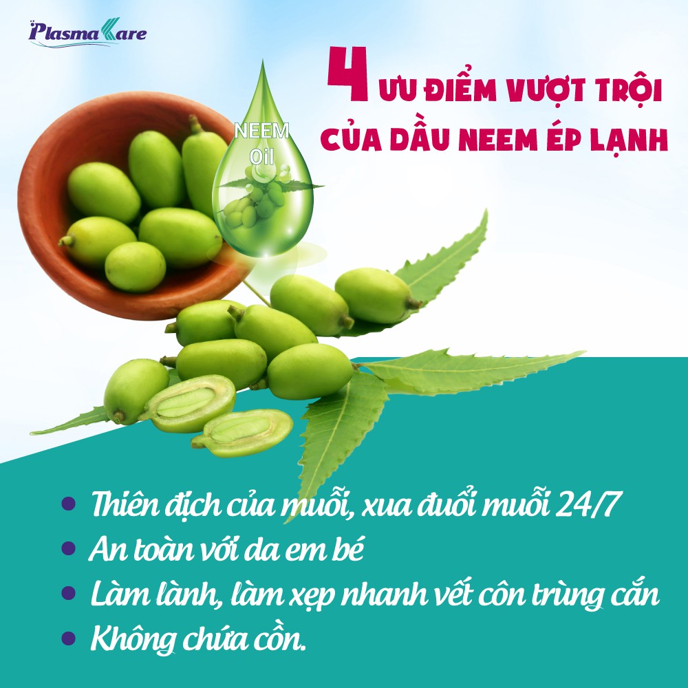 Xịt chống muỗi PlasmaKare 100ml xua đuổi Muỗl, xẹp vết đốt, Viện Sốt rét - KST -Côn trùng TƯ đã chứng nhận hiệu quả