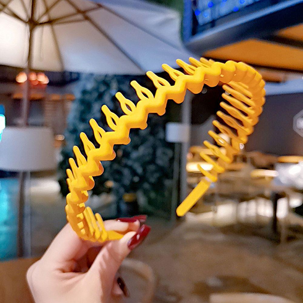 ANEMONE Băng Đô Cài Tóc Bằng Nhựa Màu Đất Thời Trang Cổ Điển Cho Bé Gái