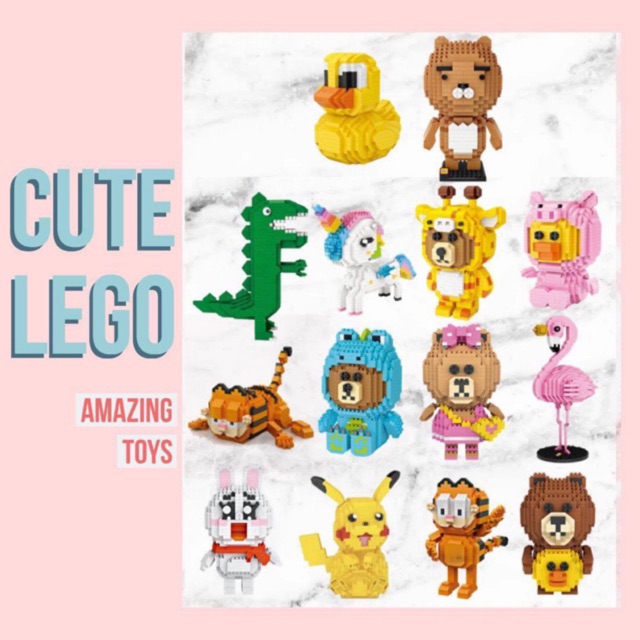 Lego Line Friends / Mô hình lắp ráp Line và những người bạn dễ thương