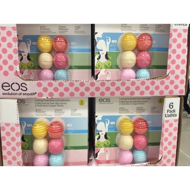 🌺Son trứng dưỡng môi EOS (hàng Canada)