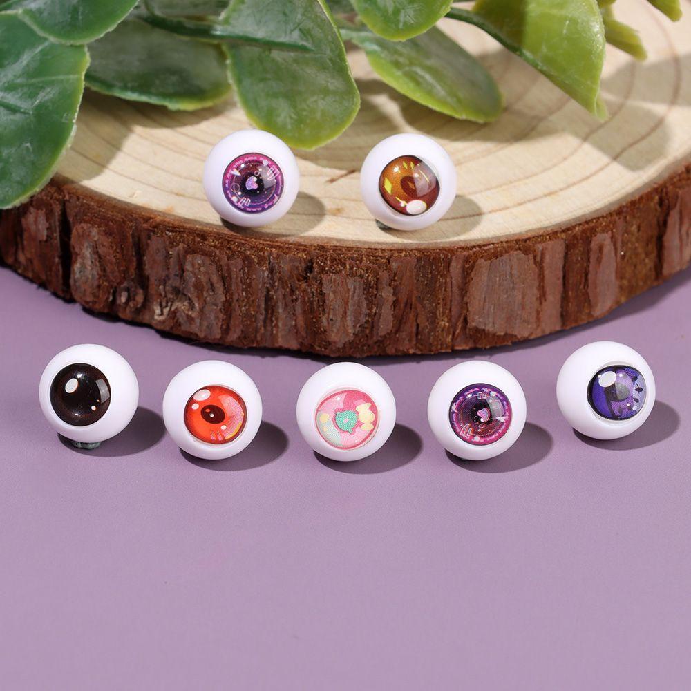 DIACHAVN 1 Cặp Mắt Nhựa 11mm Cho Búp Bê