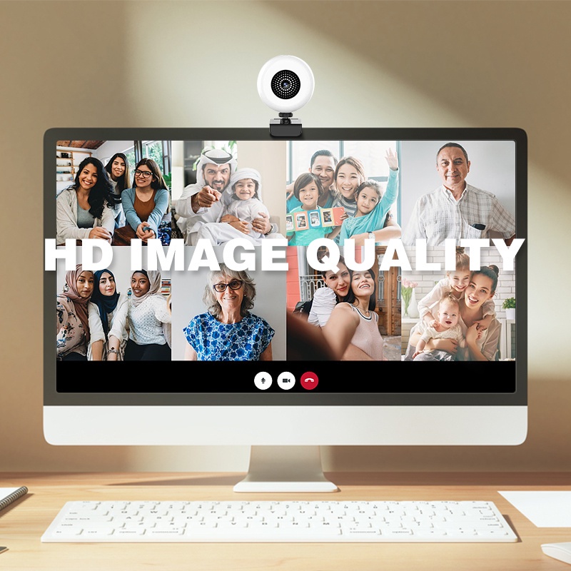 Webcam 2k ultra hd trực tiếp cho máy tính pc máy tính xách tay video google meeting class web camera với micrô dvanced auto-focus cho skype facetime