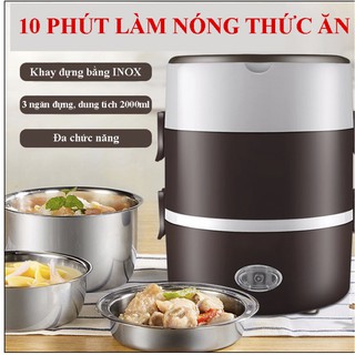 HỘP CƠM ĐIỆN VĂN PHÒNG LÀM NÓNG NHANH CHÓNG (+tặng 4 món đi kèm)