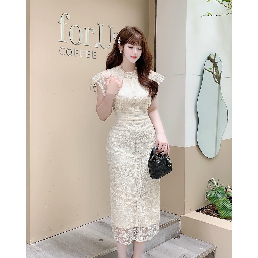 Váy Body ren tay siêy xinh