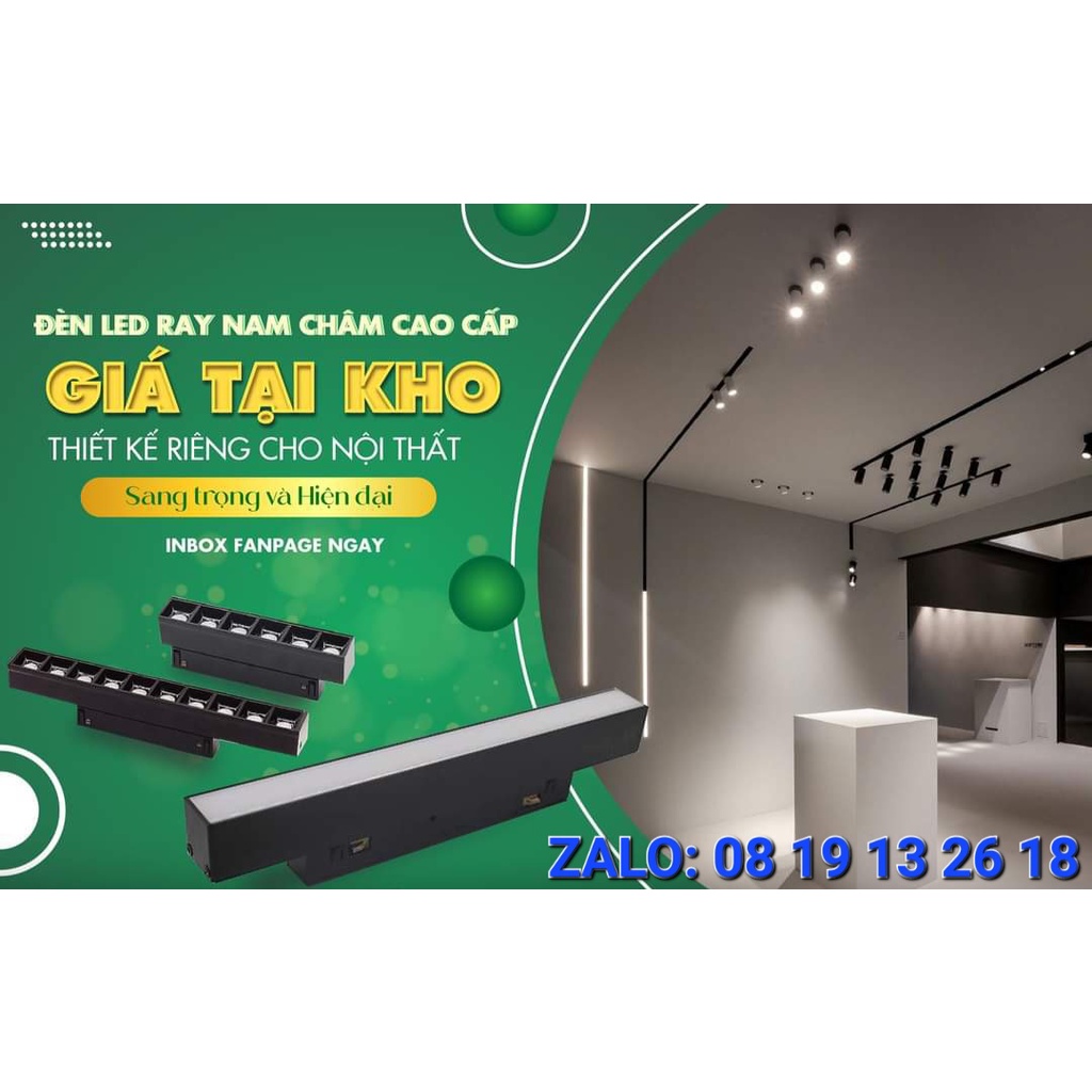 Đèn led Ray Nam Châm CHIẾU RỌI KINGLED TQA 6W, 12W, 18W âm trần